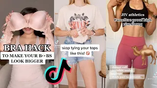 TikTok FASHION HACKS Every Girl Must Know pt4|  Quick & Easy Tricks