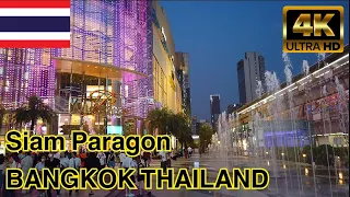 Siam Paragon Bangkok Thailand, The Luxury Shopping Mall in Bangkok [4K]