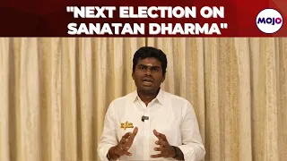 Sanatan Dharma Remarks gets this response from Annamalai of BJP  I Tamil Nadu I Udhaynidhi Stalin