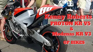 Kenny Roberts Team KR Proton KR5 and Modenas  KR3 500 GP Bikes