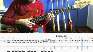 (TRSCR #13) It's Just A Thought Creedence Clearwater Revival (Bass Cover / Walkthrough Notation Tab)