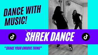 Shrek Dance 🪩🕺 | "Shake Your Groove Thing" | Shrek 4 Dance Scene | #shortsdance #tiktokdance