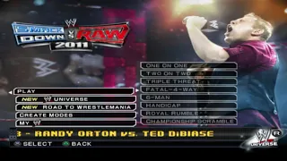 WWE Smackdown vs Raw 2011 Menu Music