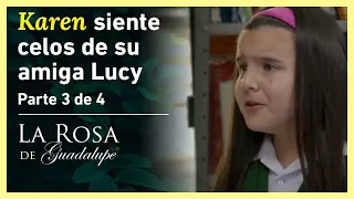 La Rosa de Guadalupe 3/4: Karen no quiere que Lucy esté cerca de Pablito | Infidelidades imaginarias