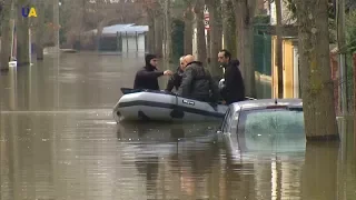 Уровень реки Сена в Париже продолжает расти