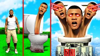 GTA 5 - FRANKLIN zu SKIBIDI TOILET GOTT upgraden!!