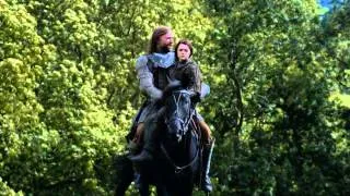Game Of Thrones Season 3 - Arya and the Hound going to The Twins