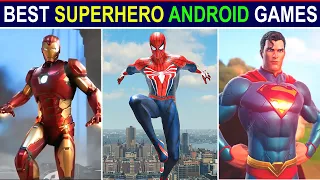 5 Best SUPERHERO Games For *ANDROID* 2022😍| Like Spiderman, Batman, Avengers, & More😮| Android & iOS