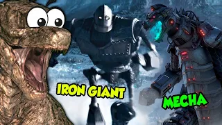 Godzilla Reacts To Iron Giant vs Mecha-Godzilla