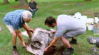 Local Cemetery Conservation: Repairing Broken Tablet Stones