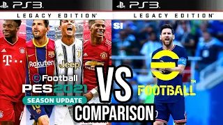 eFootball PES 21 Vs 22 PS3