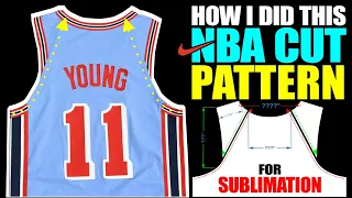 How to Edit NBA/NIKE Jersey Pattern/Cut for Sublimation