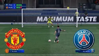 MANCHESTER UNITED VS PSG | FIFA 22 PENALTY SHOOTOUT