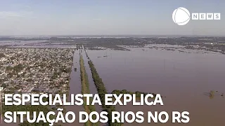 Geóloga explica situação dos rios no Rio Grande do Sul