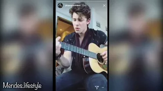 Shawn Mendes Instagram story 10/16/17