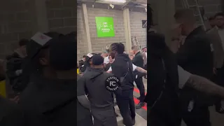Bugzy Malone Kicking Off With Someone Backstage After The KSI Fight | Audio Saviours