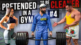 CRAZY CLEANER surprise GIRLS in a GYM prank ft. NOEL DEYZEL #4 | Anatoly gym prank