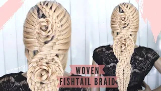 Trenza cola de Pescado Tejido/ Woven fishtail braid