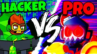 HACKER vs PRO! (Modded BTD 6)