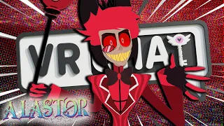 ALASTOR RETURNS TO REDEEM SINNERS IN VRCHAT! - Funny Moments (Hazbin Hotel Amazon prime)