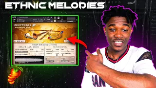 HOW TO MAKE ETHNIC UK DRILL MELODIES (From Scratch) FOR RUSS MILLIONS IN FL STUDIO
