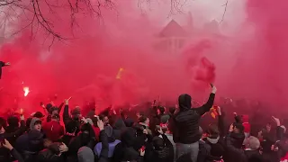 LIVERPOOL FC v MANCHESTER CITY  ANFIELD March 2024 RED HOT ATMOSPHERE and Mac Allister Pen.