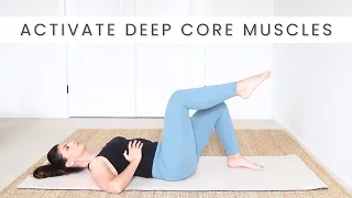 Activate Deep Core Muscles with 5 Pilates Exercises | Pilates Breathing Exercises