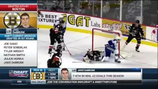 2015 NHL Draft: #14 Overall Pick – Jake DeBrusk – Boston Bruins