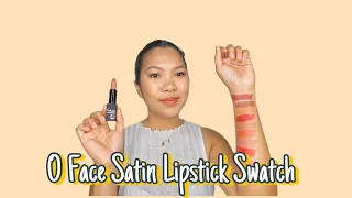 O Face Satin Lipstick Swatch || E.l.f Cosmetics || The Taylor’s Channel