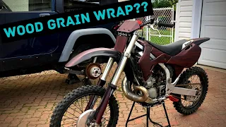 So I Vinyl Wrapped My Dirtbike...