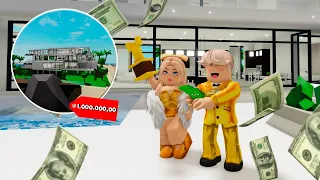 OS MILIONÁRIOS COMPRAR A MANSÃO DA ILHA NO BROOKHAVEN! 💲 - Roblox