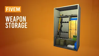 FiveM - Weapon storage - gun locker/rack and wall