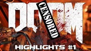 CHAINSAW CARNAGE! | Doom Campaign Highlights #1 | PC 4K Ultra