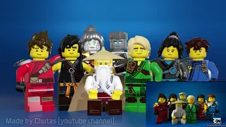 Old Ninjago Intro but season 11 suits instead|Blender Animation by Chutas