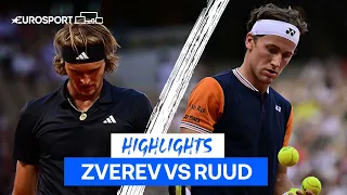 Ruud Dominates Zverev To Book Place In Roland-Garros Final | Long Highlights | Eurosport Tennis