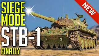 New STB-1 Finally Gets The Siege Mode! ► World of Tanks Update 1.5.1 Review