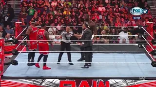 The Streets Profits Vs Omos & MVP - WWE Raw 18/07/2022 (En Español)