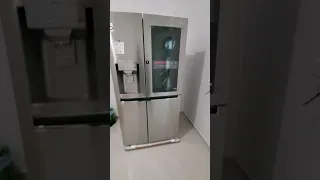 LG ThinQ InstaView™ Door in Door Refrigerator real life test