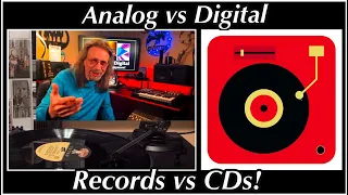 Analog vs Digital Records vs CDs! Analog vs Digital, Vinyl vs CDs!  #analog  #digital