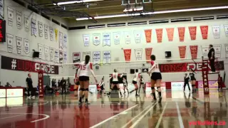 York Lions HIGHLIGHTS | Women's volleyball vs. Nipissing Lakers - Jan. 24, 2015