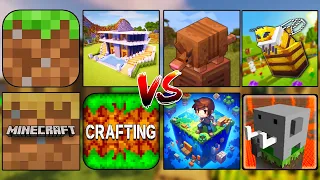 Minecraft TRIAL VS Craft WORLD VS Craftsman VS MCPE VS Lokicraft SUPER VS Craftsman 5 VS OTHER GAMES