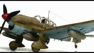 Немецкий дальний пикирующий бомбардировщик Ju.87 R Stuka