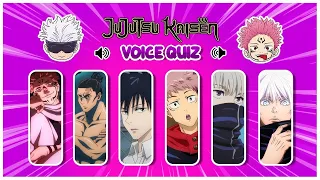 🔊Jujutsu Kaisen Voice Quiz🔊 Guess Anime Character From Voice - Can You Guess?