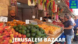 Virtual tour in MAHANE YEHUDA market Jerusalem