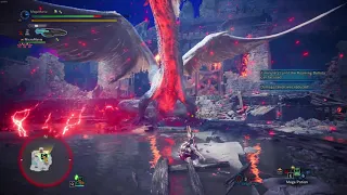 Monster Hunter World White Fatalis (Pin attack)