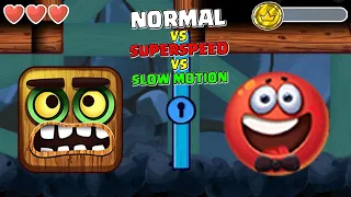 Bowtie Ball - Normal vs Superspeed vs Slow Motion - Ball Friends - Gameplay Volume 5