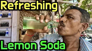 Lemon Soda Only Rs.20 in India 🇮🇳 / 길거리음료 "레몬소다" 300원