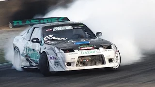 800hp Nissan 200SX S13 Drift + On Board - Francesco Conti' Drifting Weapon