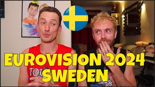 SWEDEN EUROVISION 2024 REACTION - MARCUS & MARTINUS - UNFORGETTABLE