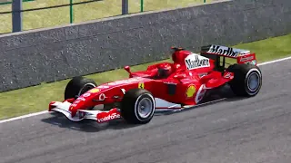 Ferrari 248 F1 at Zolder in Assetto Corsa